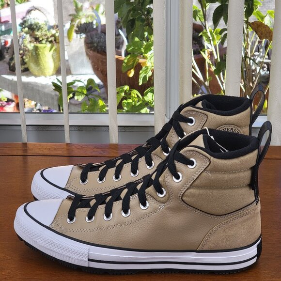 Converse Men's CTAS Berkshire Boot Hi A04475C Nomad Khaki/Black/White Size 9 - Picture 5 of 12
